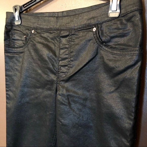 H&M High Rise Shimmer Ankle Jeggings - Picture 2 of 7